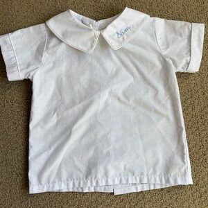 Short sleeve peter pants with Embroidered Detail “Sam”